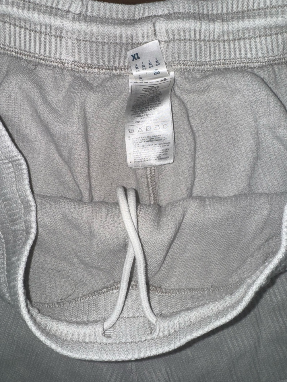 Light Gray Striped Women’s Casual Shorts - Picture 10 of 10